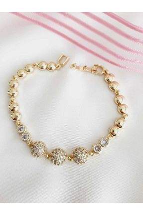دستبند استیل (فولاد) طلائی زنانه استیل (فولاد) ANKA Accessories - کد 850511148