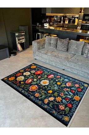 فرش رنگی قابل شستشو Rugs Modern Halı - کد 858768039