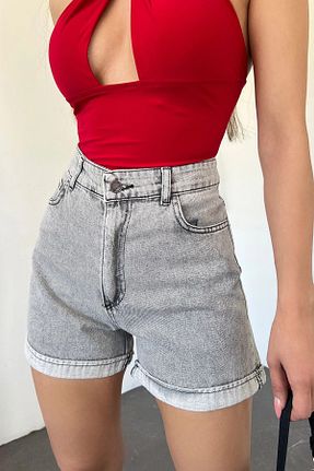 شلوارک و برمودا طوسی زنانه Relaxed bacc - کد 801320006