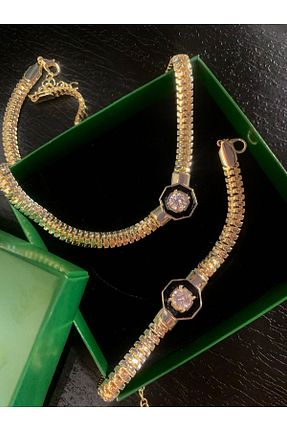 ست استیل طلائی زنانه استیل (فولاد) Freya - کد 834434796