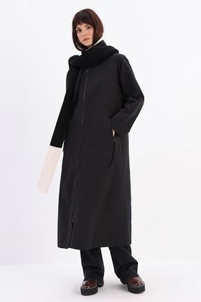 ترنچکت حجاب مشکی زنانه پنبه پلی استر ALLDAY - کد 855685232