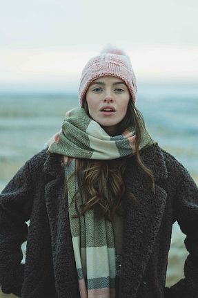 شال گردن نباتی زنانه اکریلیک Nordbron - کد 447909874