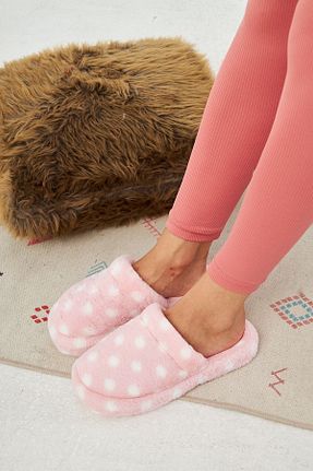 دمپائی خانگی صورتی زنانه پارچه ای AlbiShoes - کد 858593387