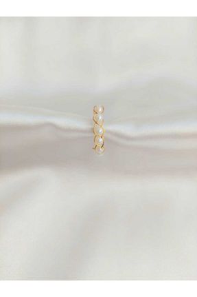 انگشتر جواهر طلائی زنانه مروارید REN AKSESUAR - کد 232996586