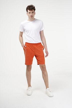 شلوارک و برمودا نارنجی مردانه رگولار BRZ COLLECTION - کد 262559640