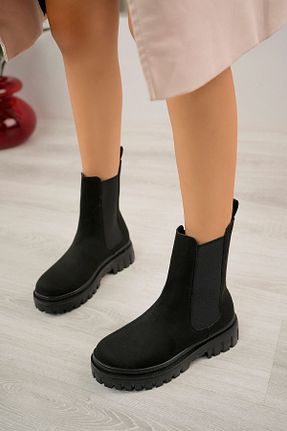 بوت / نیم بوت مشکی زنانه پاشنه نازک Saks Gardrop - کد 858749661
