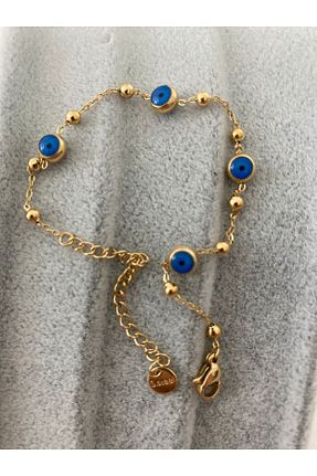 دستبند استیل (فولاد) طلائی زنانه استیل (فولاد) Luminosso Aksesuar - کد 854655404