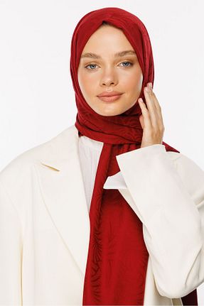 شال زرشکی زنانه پنبه پلی استر Mooncorn - کد 858603795