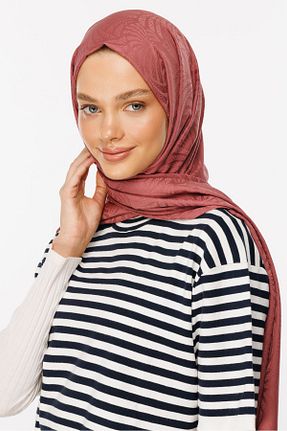 شال صورتی زنانه پنبه پلی استر Mooncorn - کد 858603739