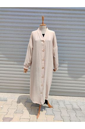 کت حجاب بژ زنانه تنگ Puane - کد 844106339