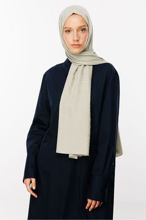 شال سبز زنانه پنبه پلی استر Mooncorn - کد 858603811