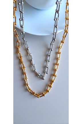 گردنبند استیل ( فولاد ) طلائی زنانه استیل ضد زنگ Opia JEWELRY - کد 807502593