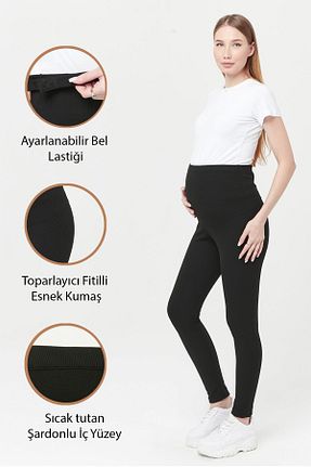 ساق شلواری بارداری مشکی زنانه پلی اورتان Luvmabelly - کد 807556493