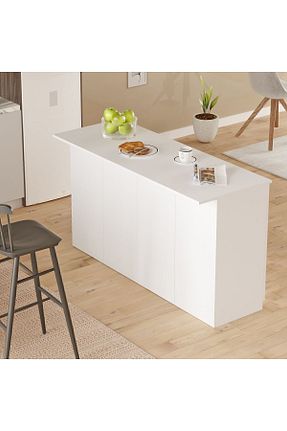 جزیره آشپزخانه سفید Yurudesign - کد 810296516