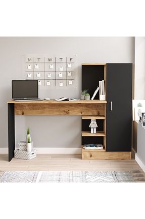 میز تحریر قهوه ای 90 - 120 cm Yurudesign - کد 4334790