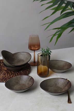 کاسه قهوه ای کاسه سوپ Keramika - کد 827850892