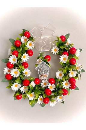 تزئینات درب قرمز چوب Beykan - کد 673893547