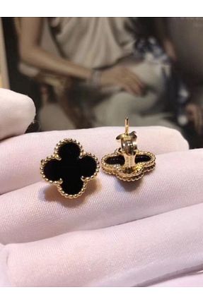 گوشواره استیل (فولاد) مشکی زنانه استیل ضد زنگ BORENO - کد 790369036