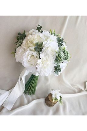 عقد و عروسی و حنابندان سفید linabukett - کد 210337728
