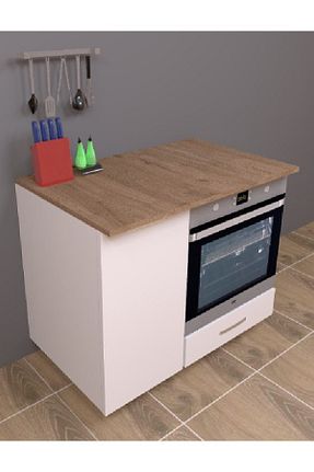 کابینت های آماده آشپزخانه سفید Suntalam UMGMOBİLYA - کد 666027519