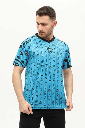 لباس فرم ورزشی فیروزه ای مردانه فوتبال tractorfcstore - کد 682801879