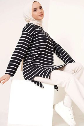 تونیک مشکی زنانه بافتنی Smymoda - کد 832312405