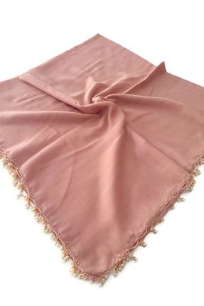 روسری قهوه ای 100 x 100 ALLURİNG - کد 858766054