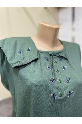 بلوز سبز زنانه Kırçıllı Genel Markalar - کد 828760991