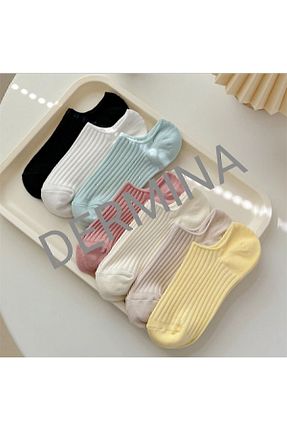 جوراب رنگی زنانه پنبه ای DERMİNA - کد 812433824
