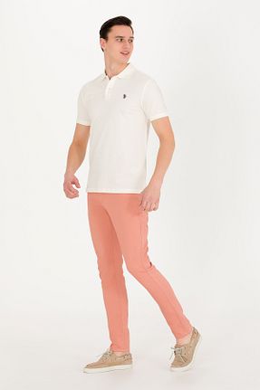 شلوار نارنجی مردانه پارچه U.S. Polo Assn. - کد 840150955