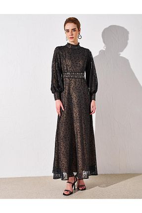 لباس حجاب مشکی زنانه رگولار Kayra - کد 839633149
