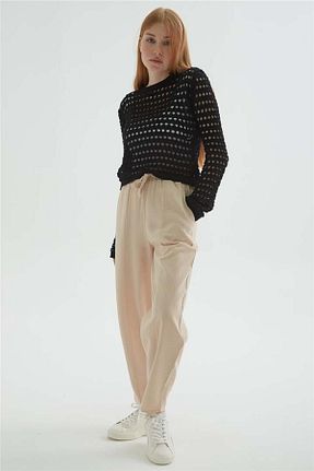 شلوار بژ زنانه پارچه Fashion Friends - کد 815905927
