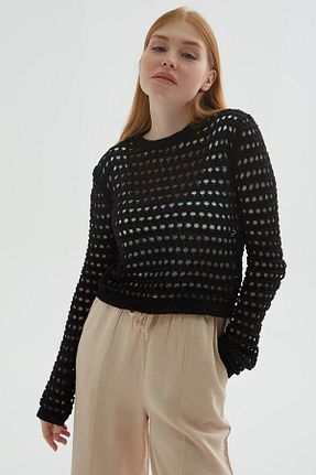 بلوز مشکی زنانه Ajurlu Fashion Friends - کد 815906134