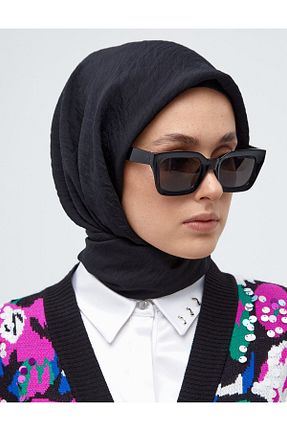 روسری مشکی پلی استر Kayra - کد 771210245