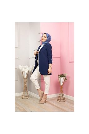 کت حجاب سرمه ای زنانه Boxy çınar özkan - کد 288571629