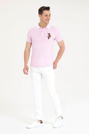 شلوار جین سفید مردانه %100 پنبه U.S. Polo Assn. - کد 839166651