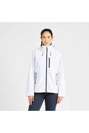 بادگیر و بارانی اسپرت سفید زنانه رگولار Decathlon - کد 858940255
