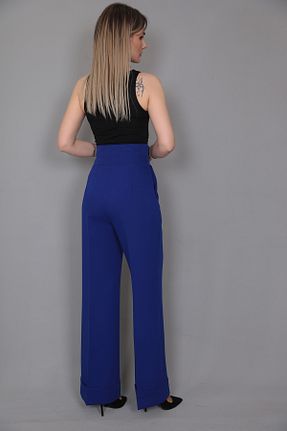 شلوار سرمه ای زنانه مخلوط پلی استر ÖNDER ÖZSOY - کد 731928746