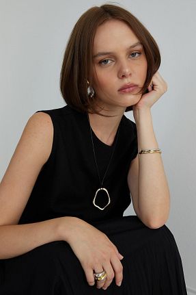 بلوز مشکی زنانه ساده Suud Collection - کد 832478866