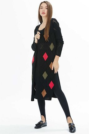 رویه مشکی زنانه بافتنی Two Mail - کد 376631797