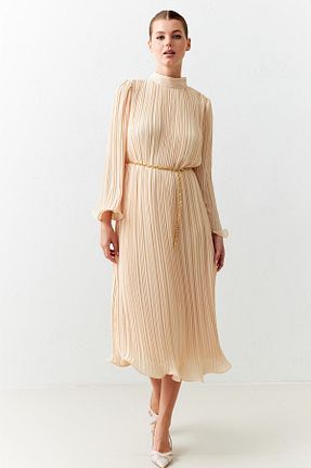 لباس بژ زنانه بافتنی Setre - کد 858906846