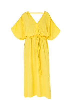 رویه بیکینی زرد زنانه ساده U.S. Polo Assn. - کد 858924817