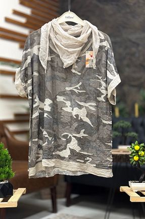 بلوز بژ زنانه Kamuflaj sahnemoda - کد 835889712