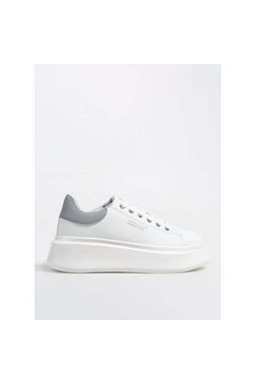 کفش اسنیکر سفید زنانه بند دار Pierre Cardin - کد 856390872