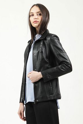 کاپشن مشکی زنانه Relaxed Dericlub - کد 131426651