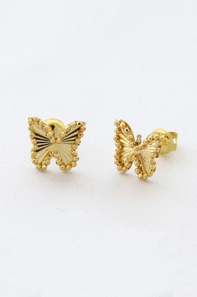گوشواره طلا زرد زنانه 22 عیار Iryum - کد 830910408