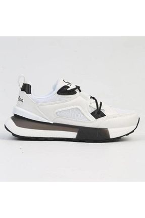 کفش اسنیکر سفید زنانه بند دار Pierre Cardin - کد 856390895