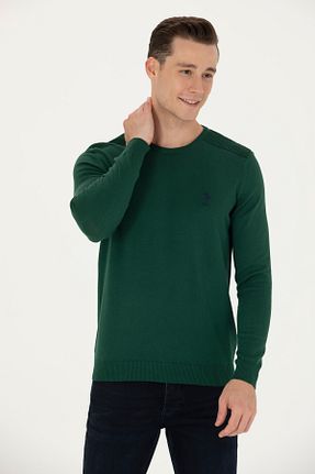 پلیور سبز مردانه ساده U.S. Polo Assn. - کد 839167413