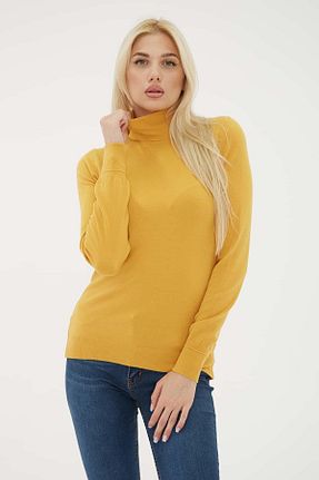 پلیور زرد زنانه رگولار Fashion Friends - کد 755299371