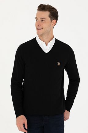 پلیور مشکی مردانه ساده U.S. Polo Assn. - کد 838795029